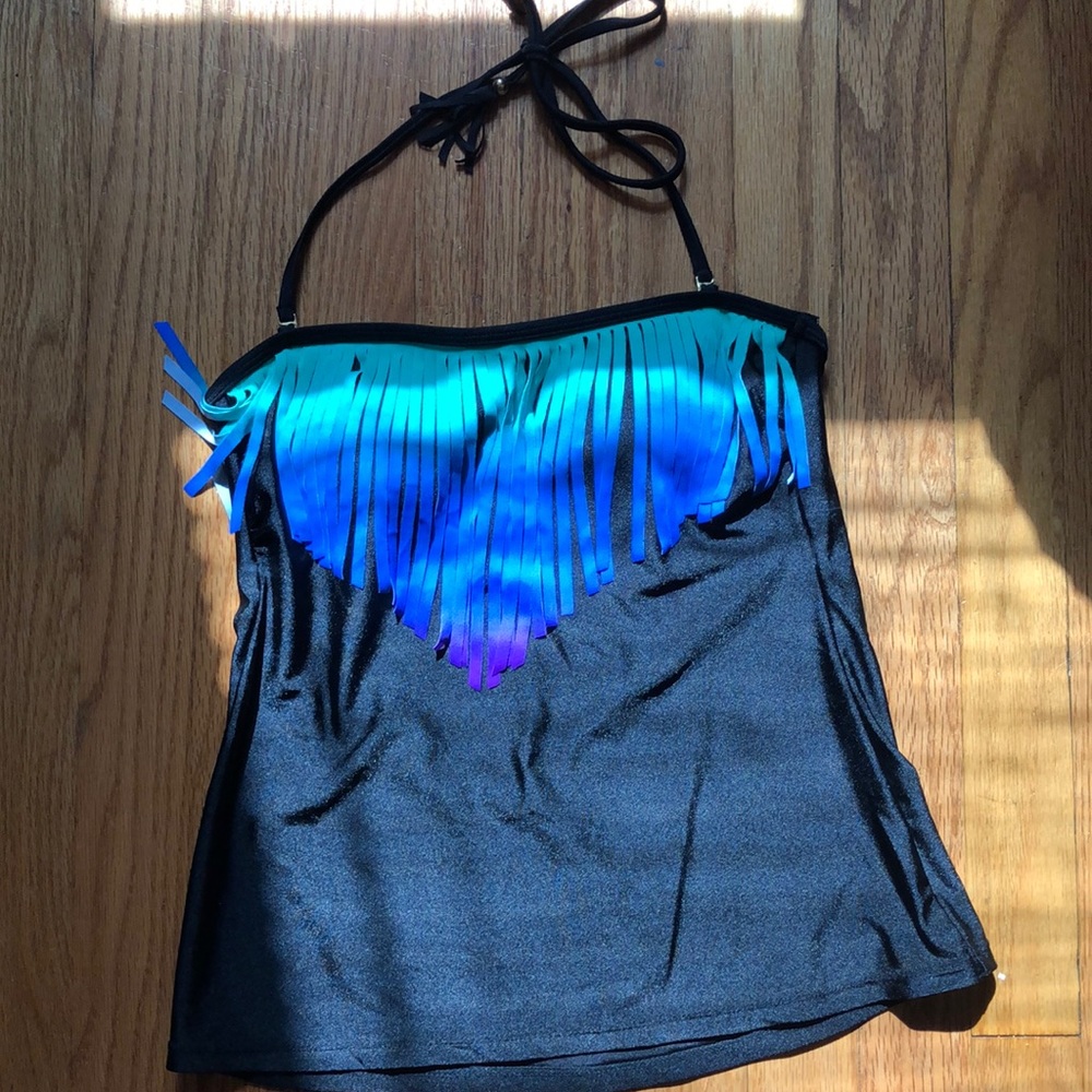 New Fringed Bathing Suit Top
